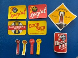 Bier Brauerei Falken Baden, Etiketten