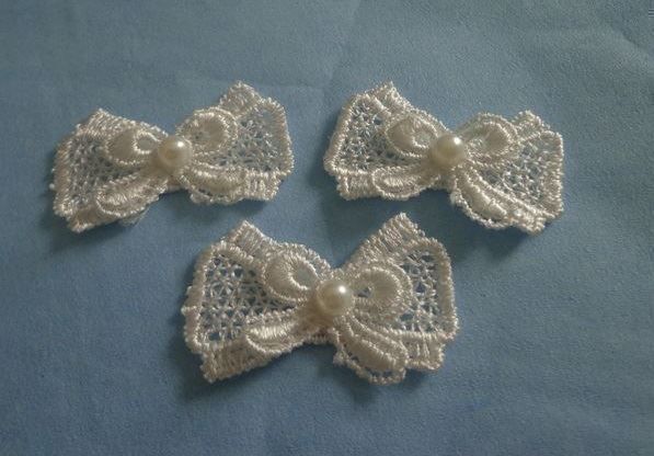 Lampade: Applique Dentelle NOEUD perle BLANC 4.5 – Nuovo e nell'imballaggio originale da St-Imier venduto da goodber 2