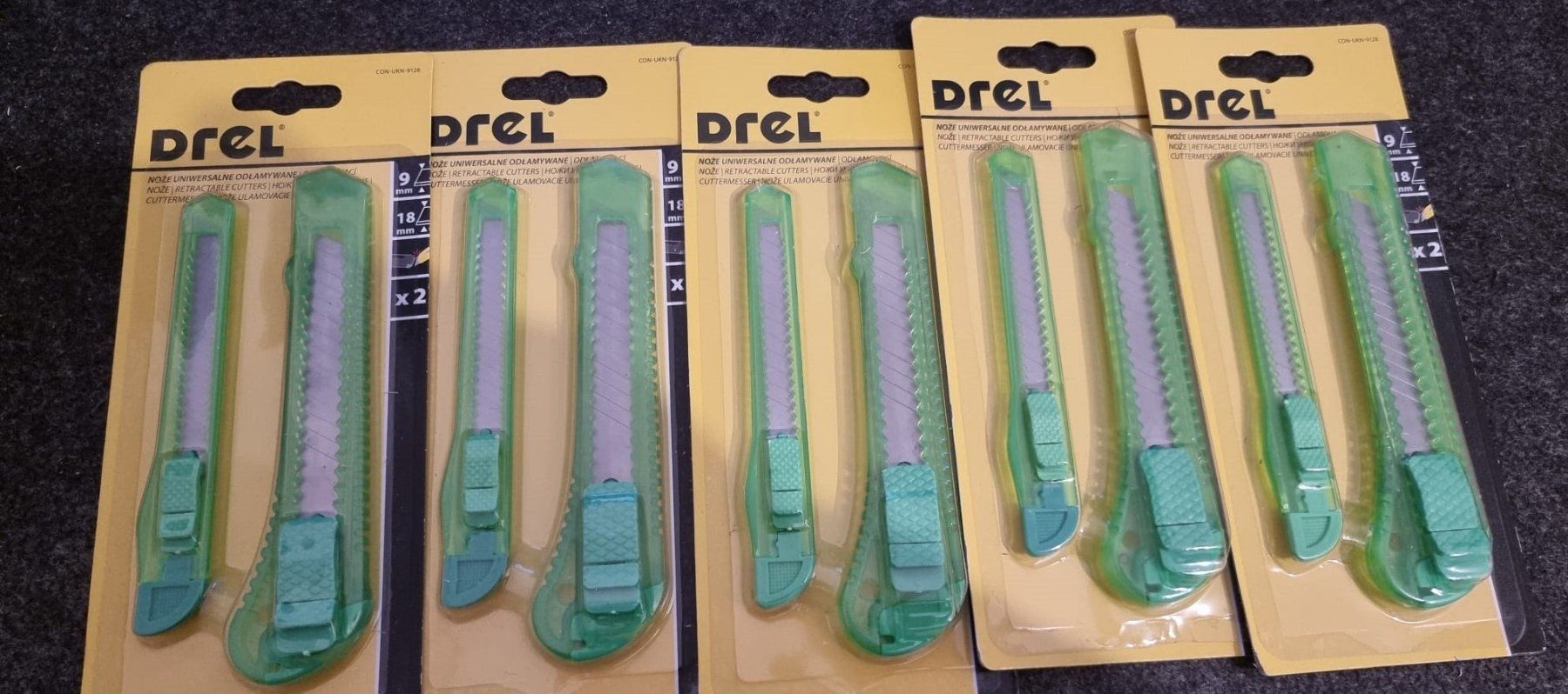 Alle Werkzeuge: 10 Stück Cutter / Teppichmesser – Neu und originalverpackt aus Rebstein von James-Dean 2