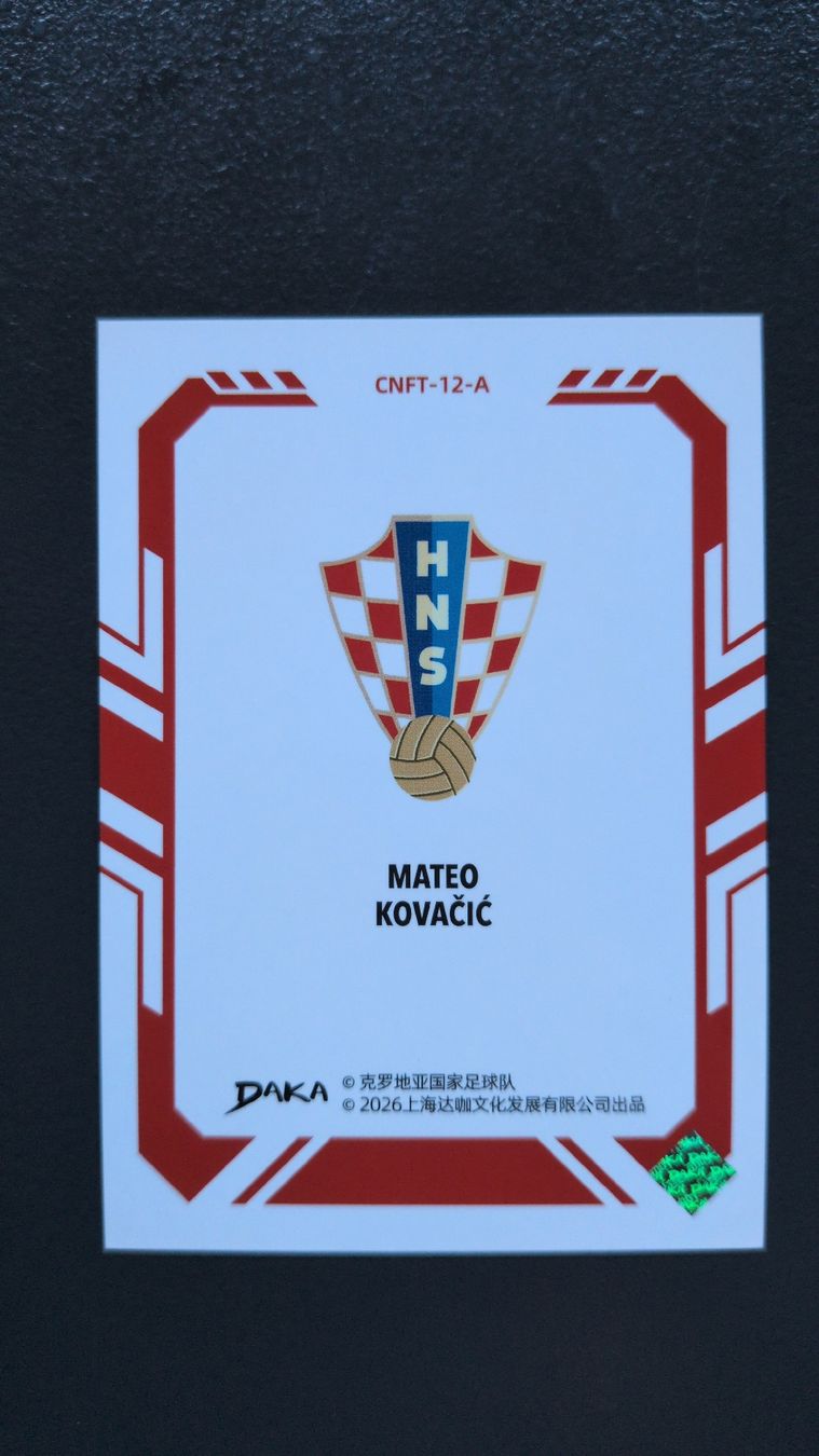 Topps Sammelbilder & Trading cards: Mateo Kovacic Daka Croatia 2026 – Neu (gemäss Beschreibung) aus Riddes von marioCro16 1