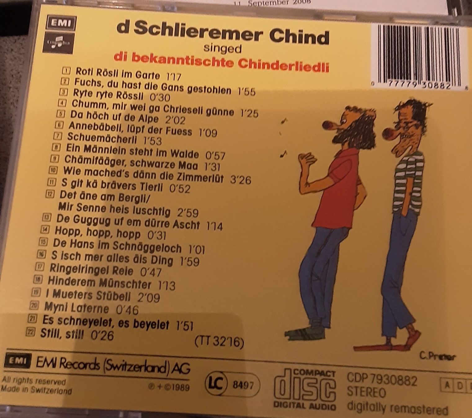 CD: D Schlieremer Chind - di bekanntischte Chinderliedli CD – Usato da Bremgarten AG venduto da musiccollector 1