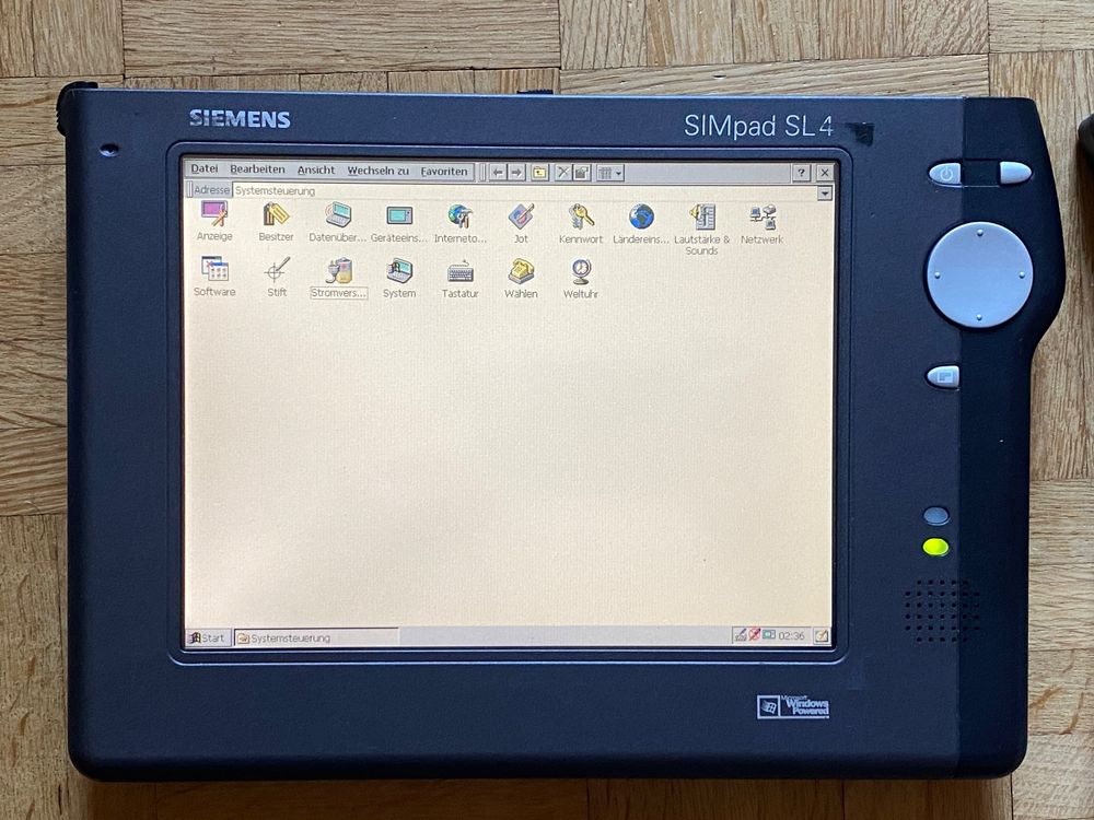 Siemens SIMpad SL4 Windows CE aus 2001— iPad Vorgänger (Gebraucht) in ...