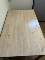 Massiver Holztisch  120 × 75 × 73 cm