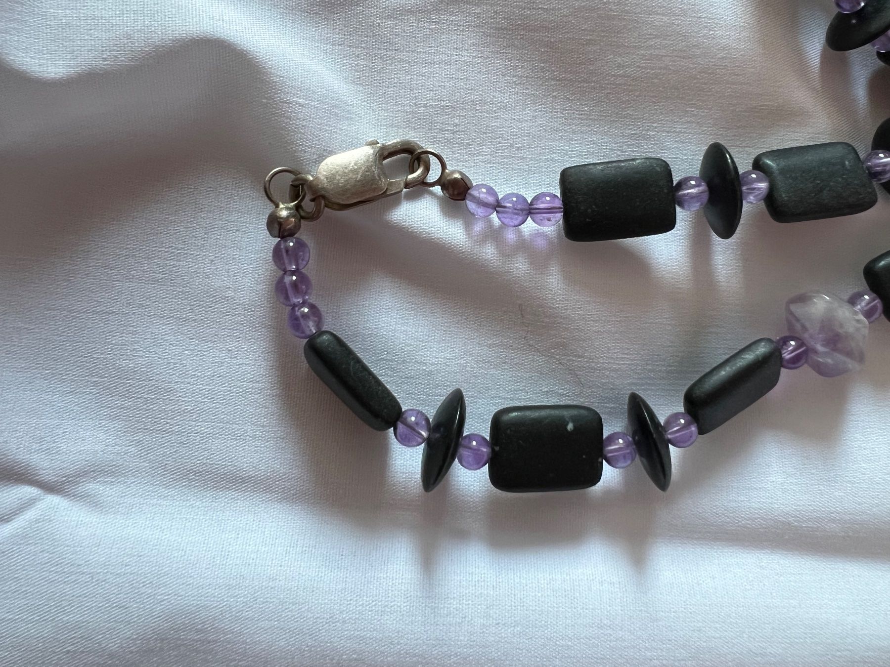 Onyx Catenine: Edelsteinkette – Usato da Remigen venduto da Orlana7 5