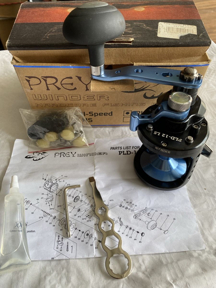 Tamburi & Mulinelli: PREY WINDER PDL 12 LS Angelrolle – Nuovo (secondo la descrizione) da Sursee venduto da Braco70 3