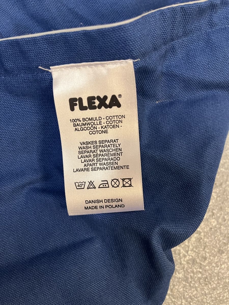 Tende: Flexa Vorhang blau mit Tasche und Fenster – Usato da Neftenbach venduto da Anba78 1