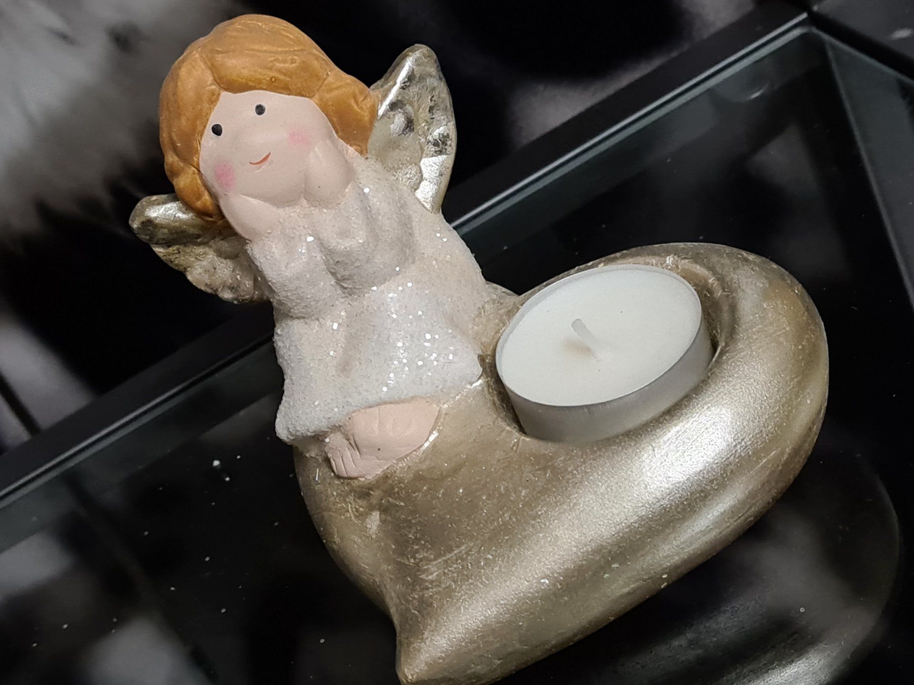Alle Dekorationen: Weihnachts Deko Engel Kerzenhalter – Neu (gemäss Beschreibung) aus Amriswil von kleindeko