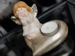 Weihnachts Deko Engel Kerzenhalter