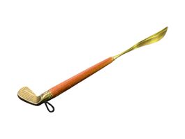 Schuhlöffel Design Golfschläger Messing Holz - Guter Zustand