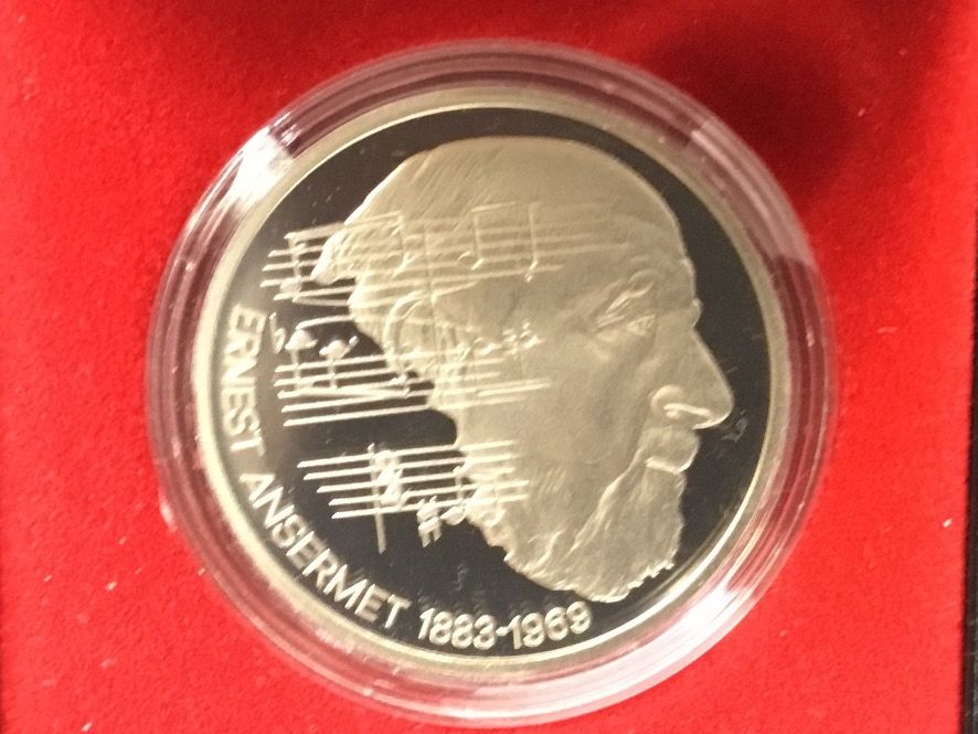 Alle Münzen: 5 Franken Ernst Ansermet 1983 PP – Neu und originalverpackt aus St. Margrethen SG von alfapeugeot10 3