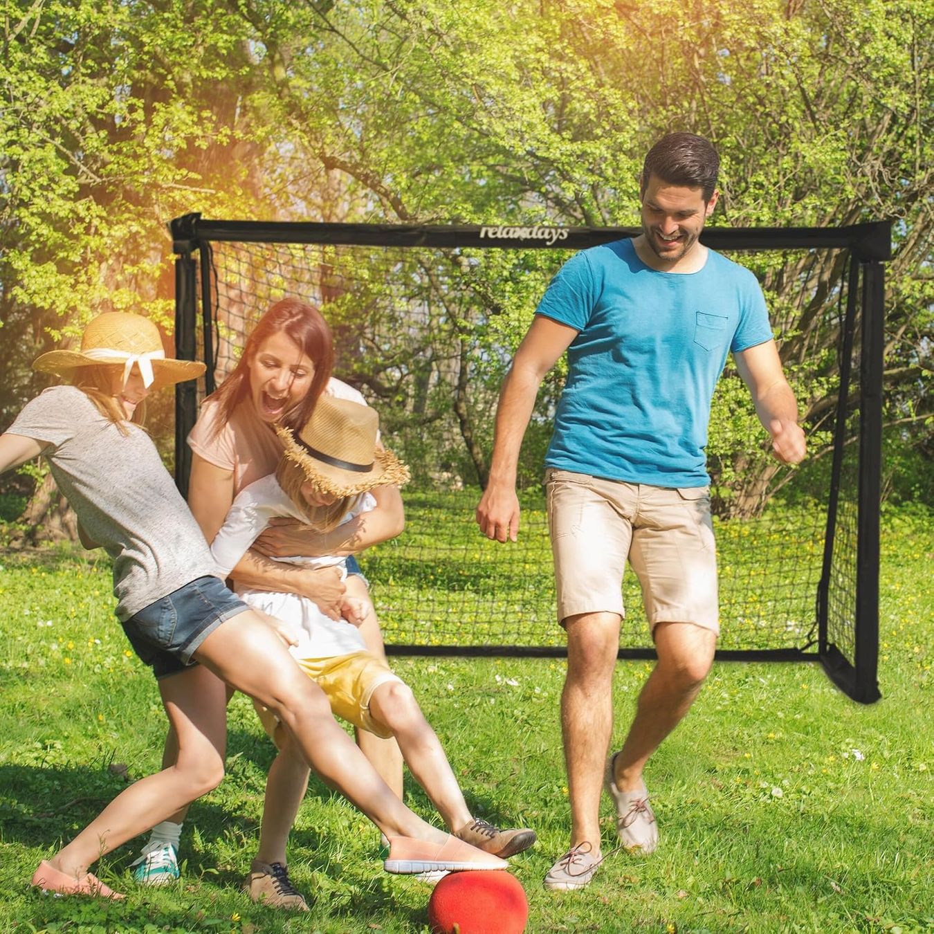 Sonstige Zubehör: Schwarzes Fußballtor 120x180cm – Neu und originalverpackt aus Bottighofen von zaap 2