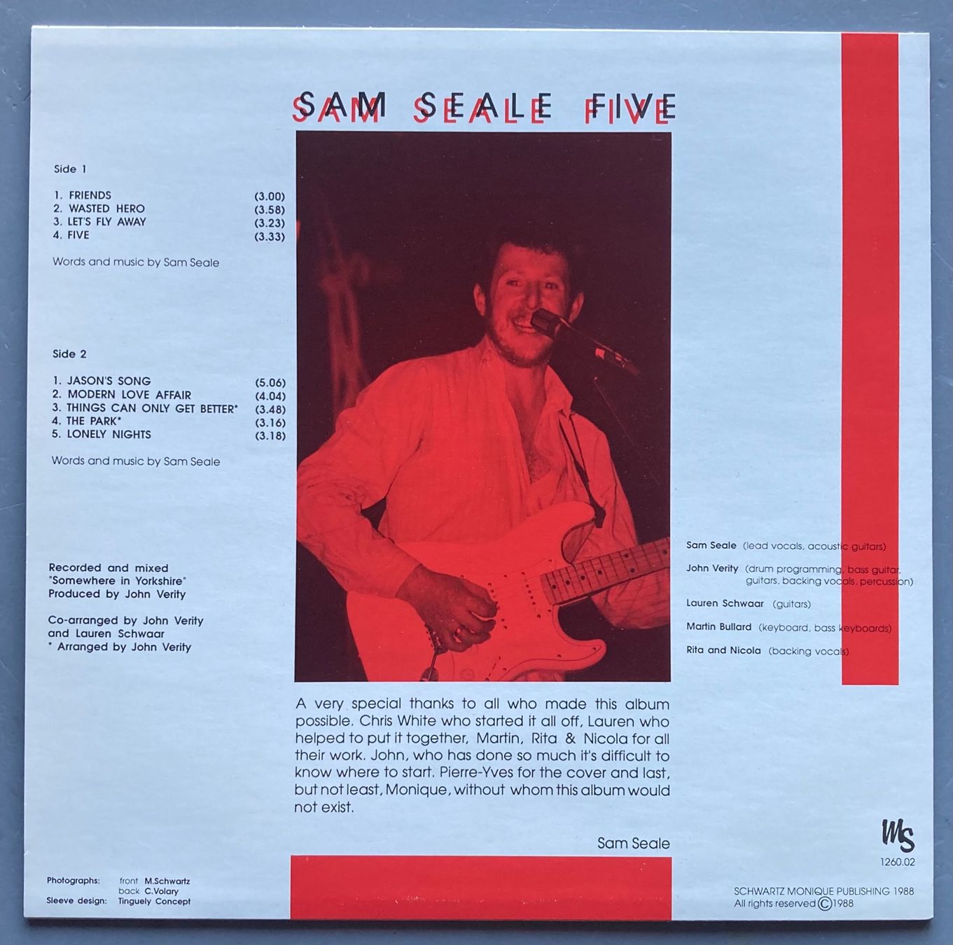 Schallplatten: SAM SEALE - FIVE – Gebraucht aus Poliez-Pittet von Newtown-Records 1