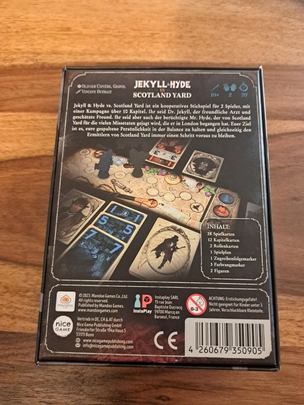 Giochi: Jekyll & Hyde vs. Scotland Yard - Kartenspiel – Usato da Biel/Bienne venduto da dar_2bwm 1