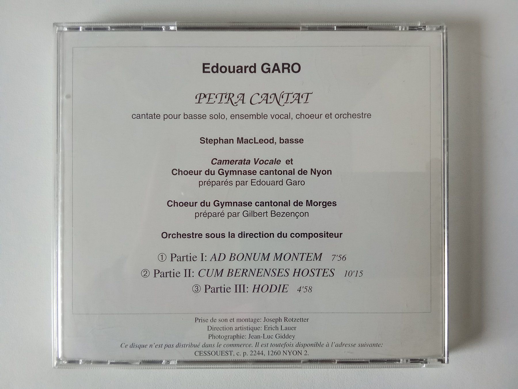 CD: Edouard Garo - Petra Cantat – Usato da Bilten venduto da Bora3 1