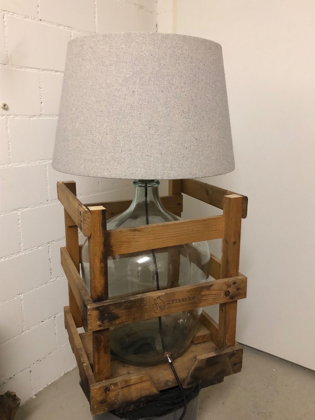 Manufactum Lampade: Flaschen-Lampe Upcycling – Usato da Oberwil BL venduto da scorpio70 7