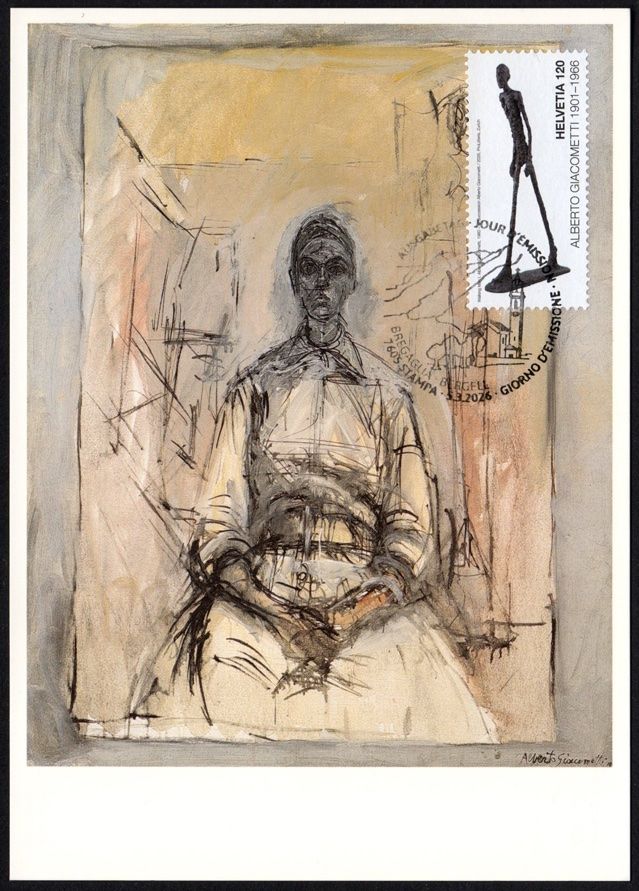 Tutti i francobolli: Maximumkarte Alberto Giacometti – Nuovo (secondo la descrizione) da Dottikon venduto da haeusibuh5