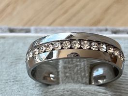 ❤️🍀❤️Gr16/6 Fashion Luxus Edelstahl Ring Alliance❤️🍀❤️