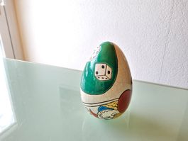 Superbe oeuf décoratif en Emaux de Longwy