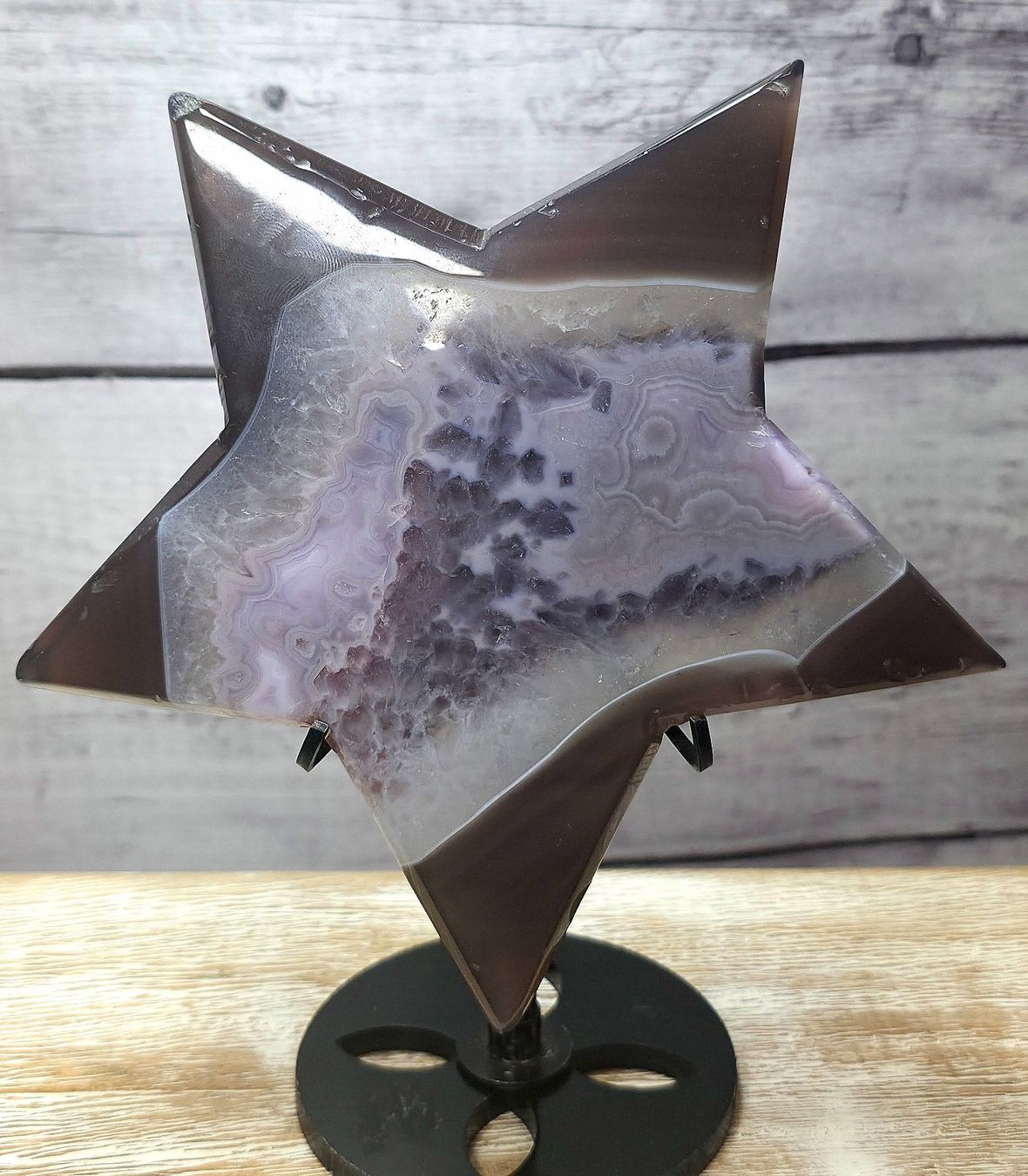 Mineralien & Heilsteine: Jelly Achat Stern 328g – Neu (gemäss Beschreibung) aus Matzingen von Shay_Crystalz 2