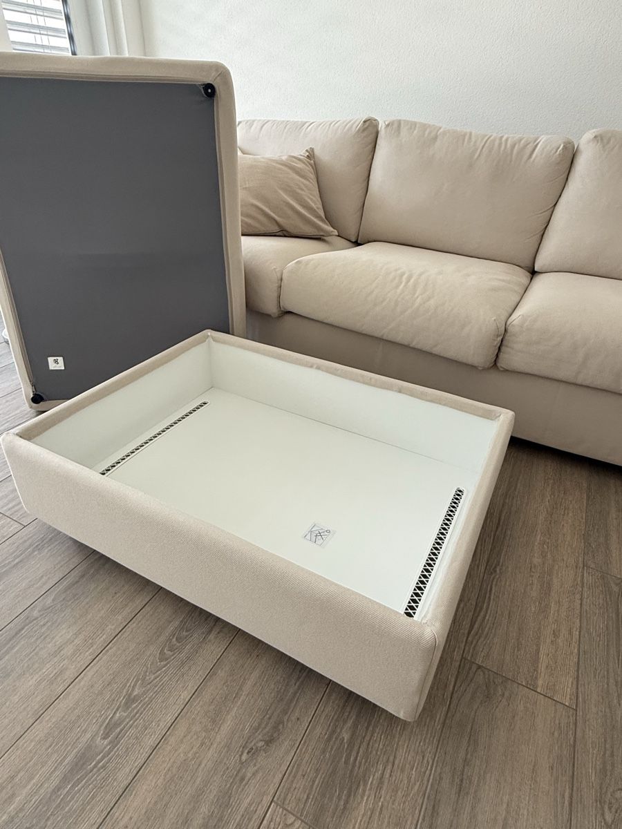 Ikea Divani: Sofa 3-Sitzer beige mit Fusshocker – Nuovo (secondo la descrizione) da Wohlen AG venduto da ann_t8wv 3