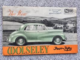 Wolseley 4/50 , Prospekt , Garage W.Grüninger Bischofszell