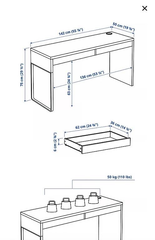 Scrivanie: Bureau Micke (IKEA) – Usato da Bussigny venduto da WarKLoR_ 3