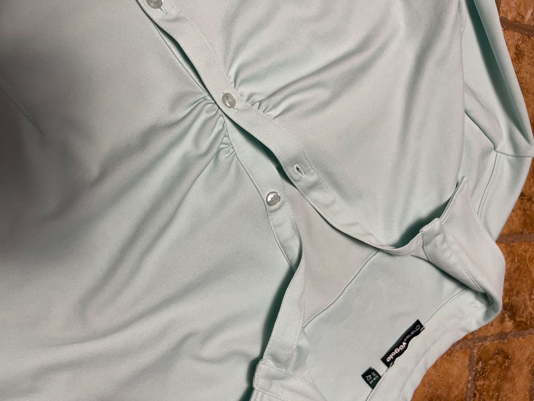 Camicette: Charles Vögele Chic Camicia turchese maniche l3/4 – Nuovo (secondo la descrizione) da Gordevio venduto da LanaZimm 5