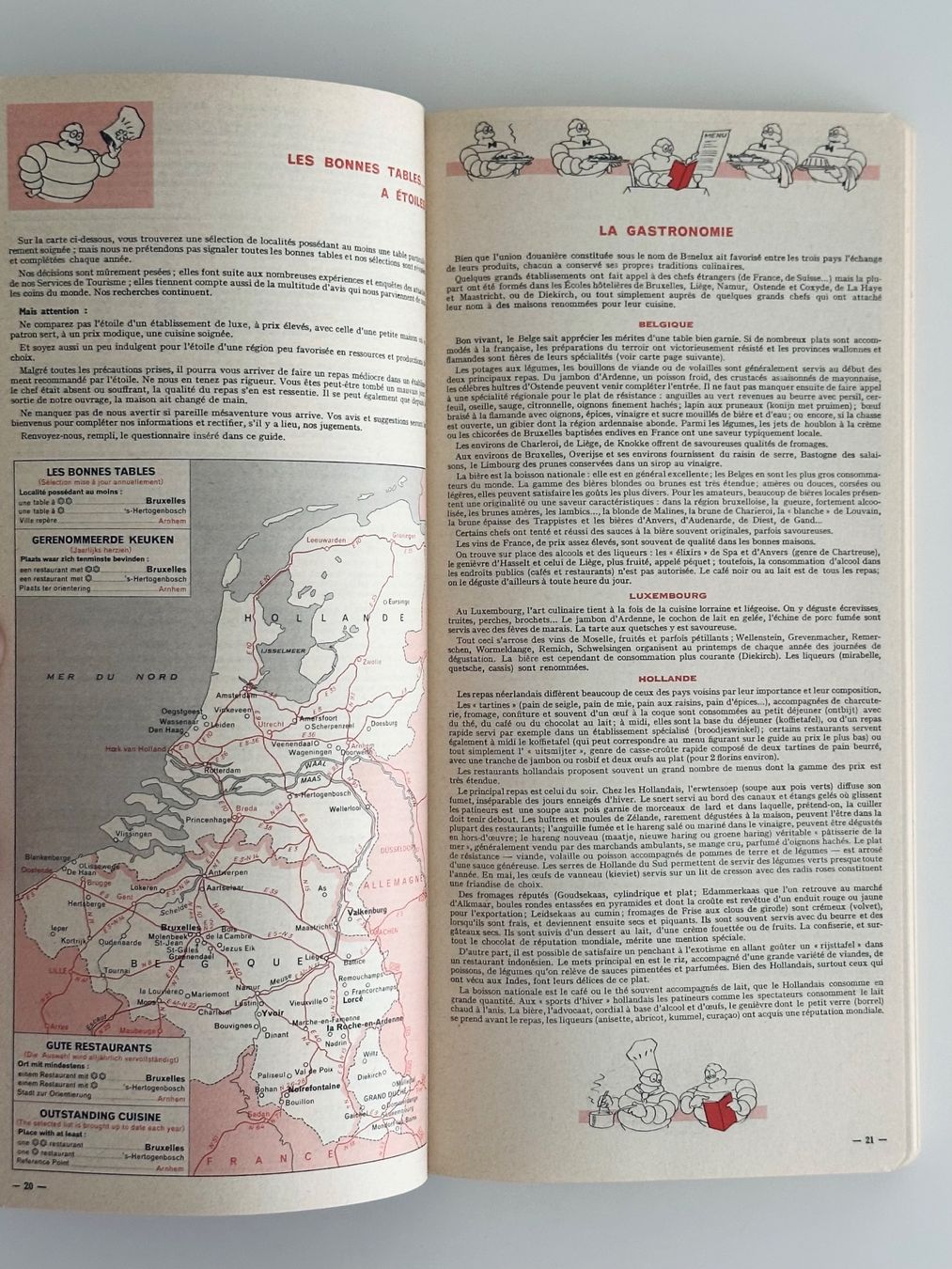 Livres: Benelux 1966: Guide Rouge Michelin (Édition française) – D'occasion à Zürich par arn___ 1
