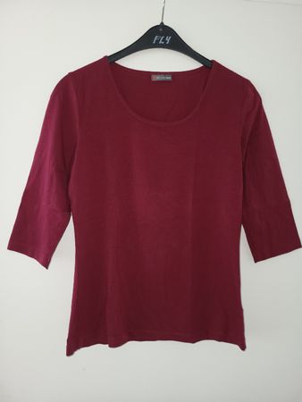 Street One T-Shirt,  bordeaux, Grösse 40 