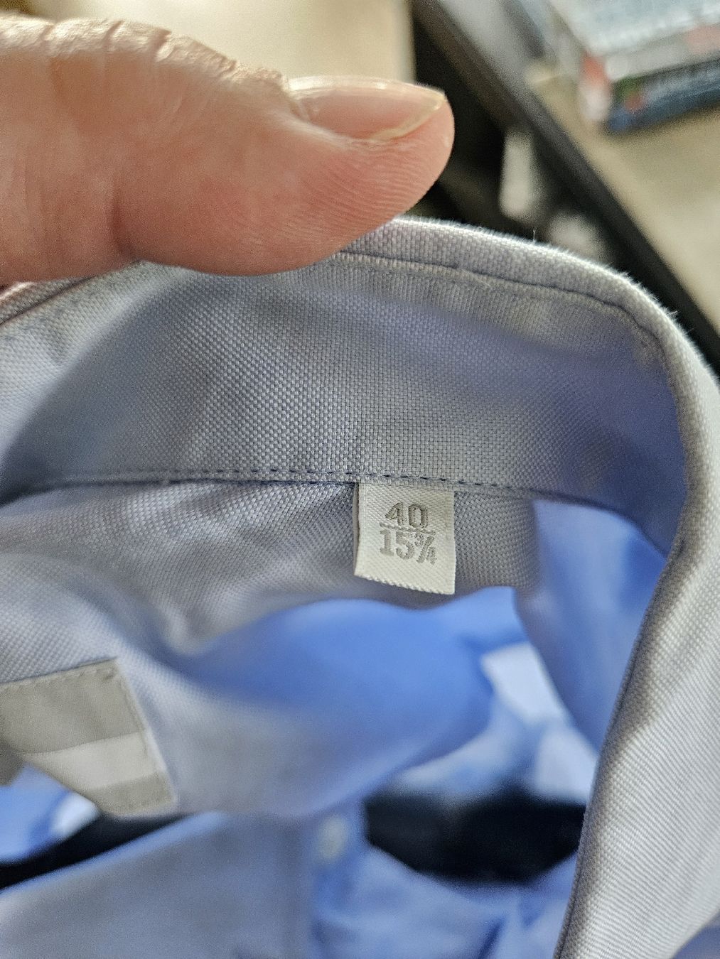 Camicie: Business Hemd Strenesse 40 Blau – Usato da Altendorf venduto da nab_mxj7 3