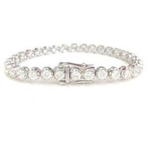 8.00ct. F/SI1 Rivière-Diamant-Armband, statt LP 38.500.- CHF