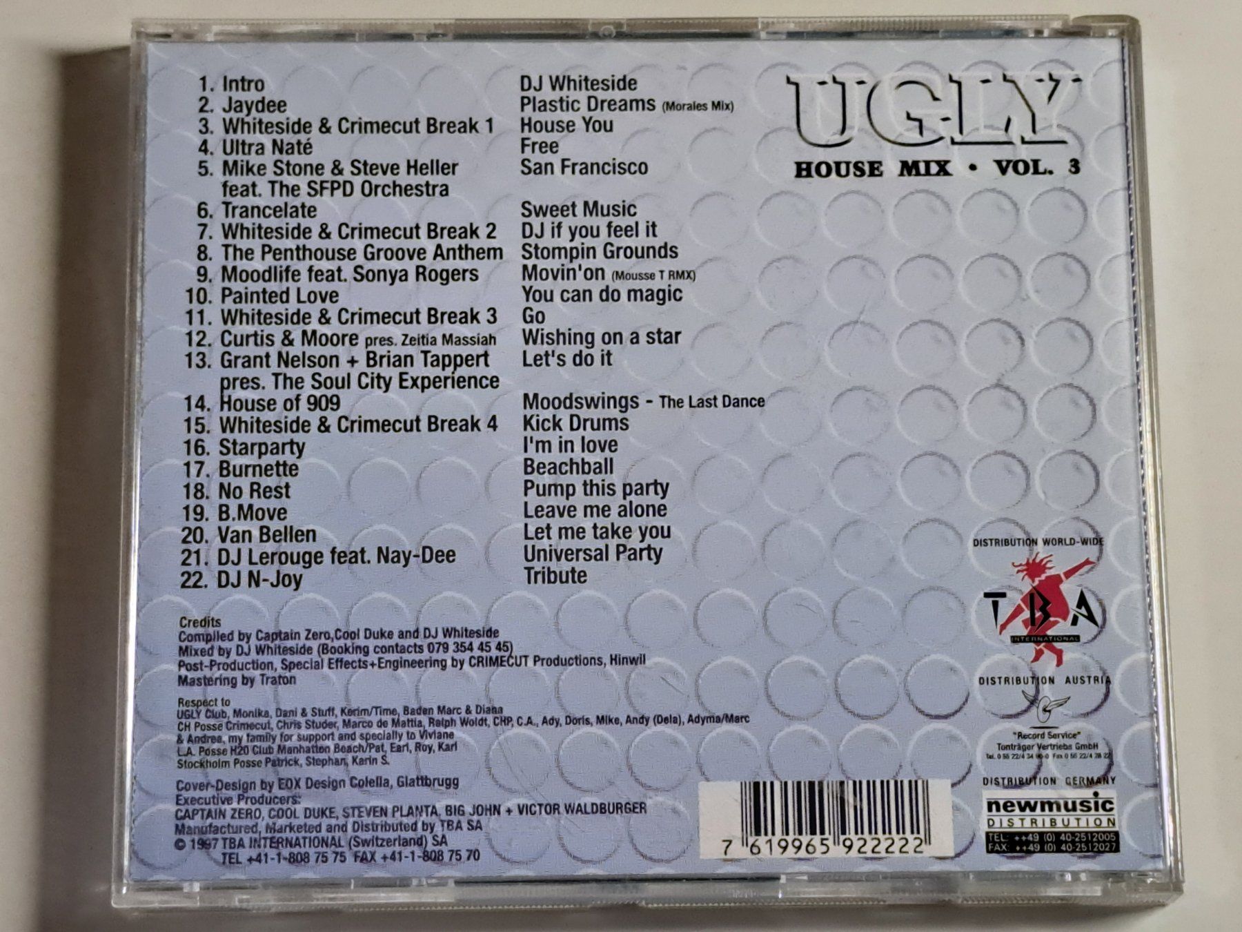 CDs: DJ WHITESIDE - Ugly House Mix Vol. 3 – Gebraucht aus Wichtrach von LuckyLuke69 1