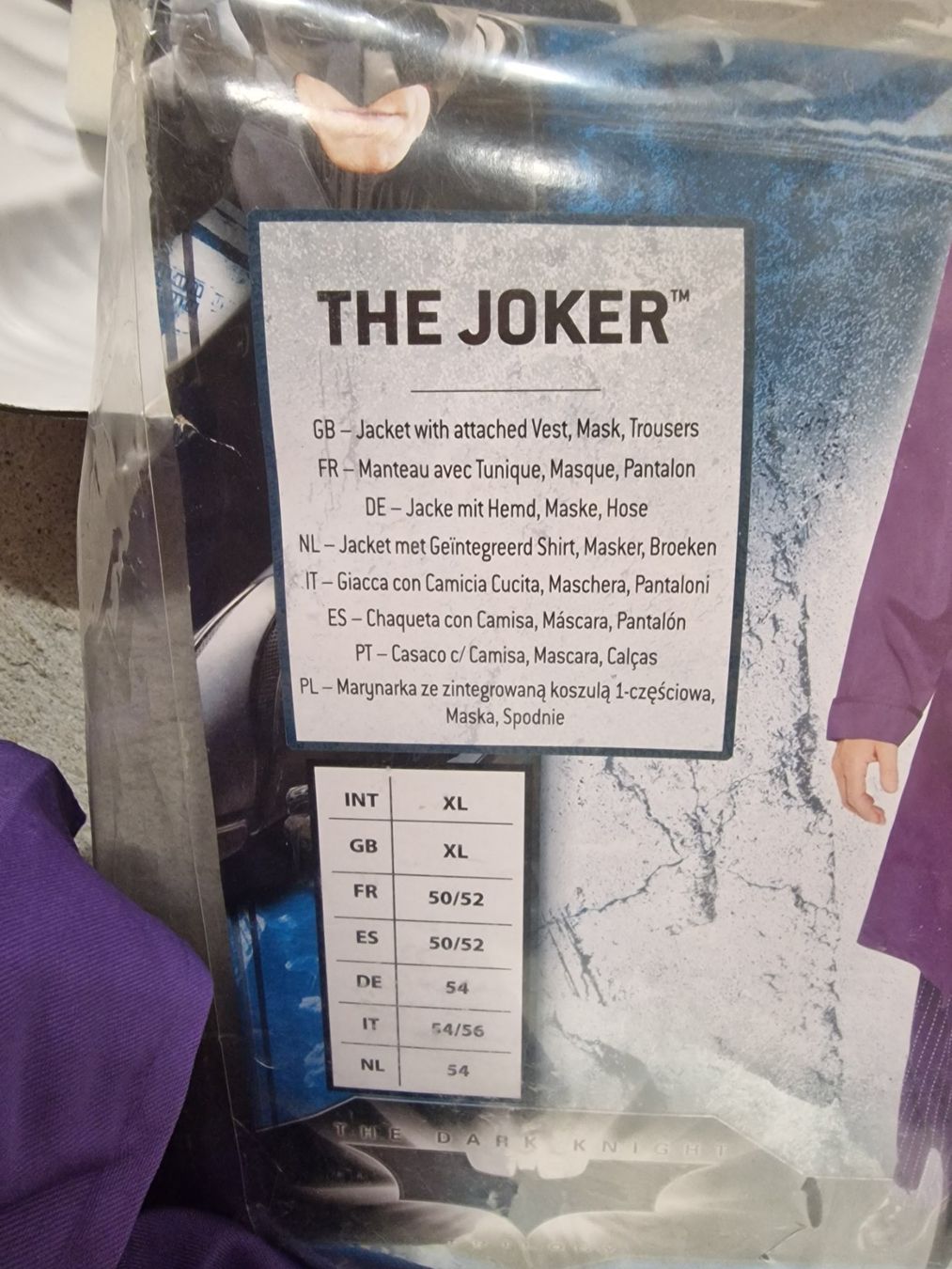 Costumi: Joker Kostüm – Nuovo (secondo la descrizione) da Winterthur venduto da Winti1993 5
