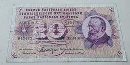 Suisse 10 Fr. 07.03.1973 Serie 84 E