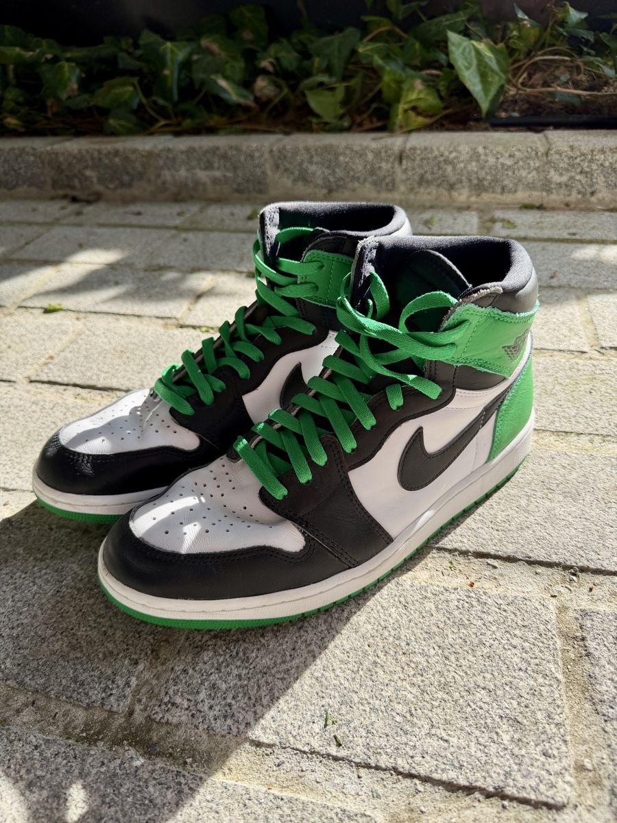 Jordan Scarpe da uomo: Jordan 1 Lucky Green, Grösse 46 – Usato da Herrliberg venduto da jan_lp69