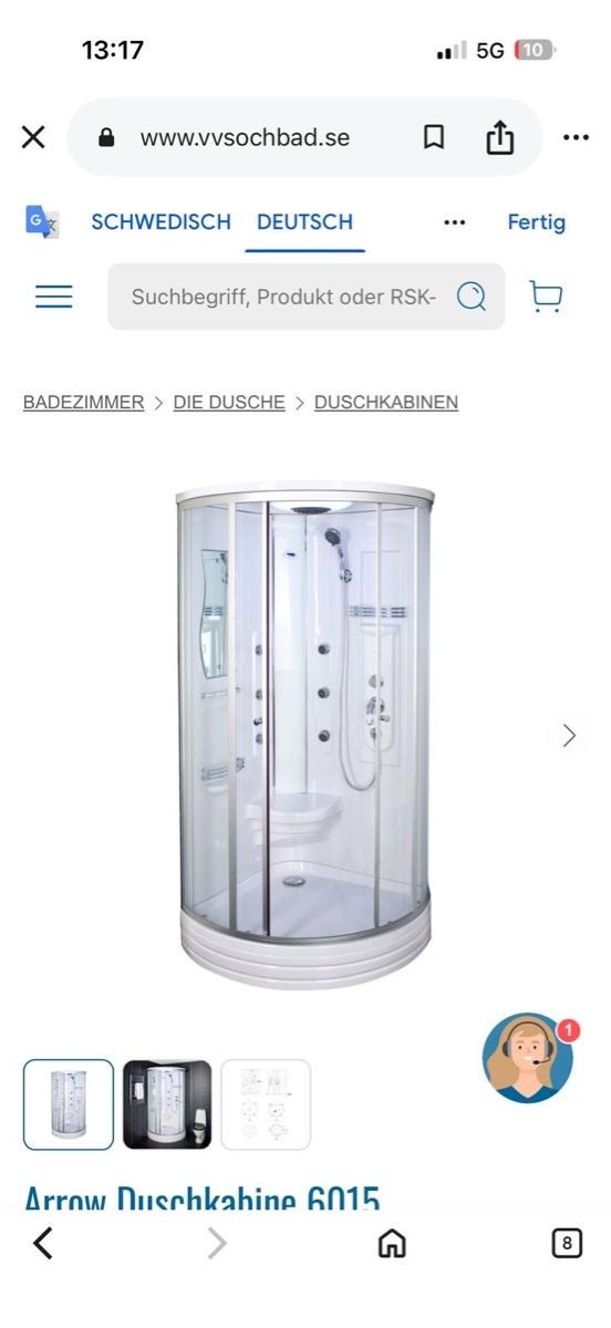 Douches: Duschkabine – D'occasion à Uzwil par ens_8cd8 9