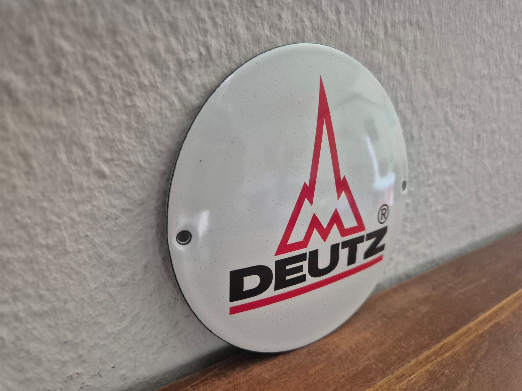 Insegne: Emailschild Deutz Traktor Werkstatt Service Emaille Schild – Nuovo (secondo la descrizione) da Schaffhausen venduto da pfanis09 4