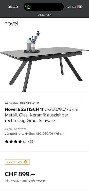 Tables: Tisch mit Keramikplatte – D'occasion à Neudorf par Marle_b