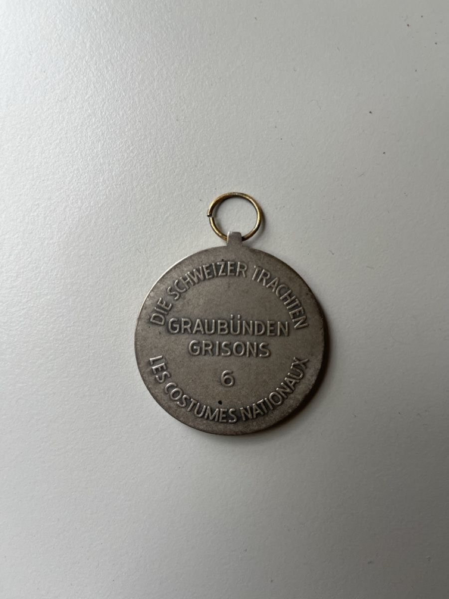 Medaglie: Medaille Schweizer Trachten Graubünden – Usato da Sommeri venduto da ZoM_ 1