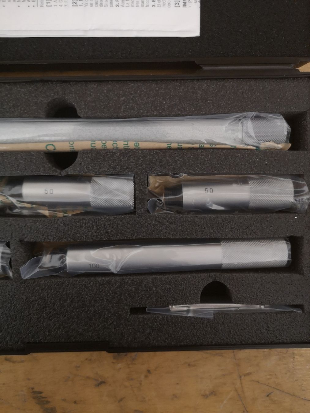 Mitutoyo Misurare: Innenmikrometer 50-500mm – Nuovo e nell'imballaggio originale da Berg (Dägerlen) venduto da SCH.B. 2