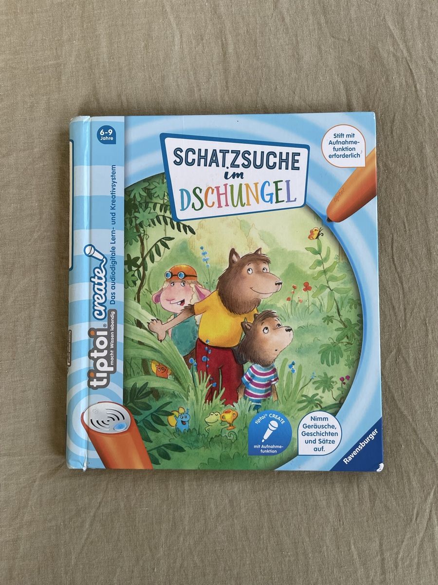 Libri: Tiptoi Create Buch, Schatzsuche im Dschungel – Usato da Hirzel venduto da carta9