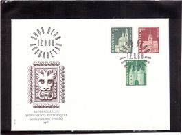 FDC  Baudenkmäler Ausgabetag 1968 aus ABO