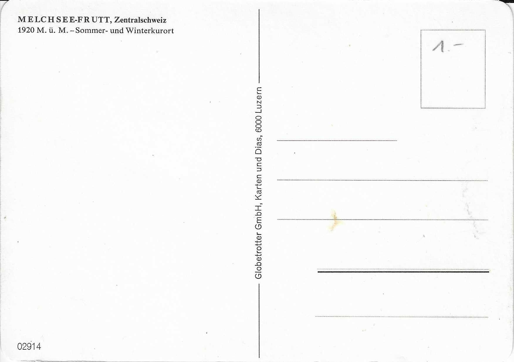 Cartoline postali: Melchsee-Frutt NW – Nuovo (secondo la descrizione) da Rothrist venduto da Stranglehold 1