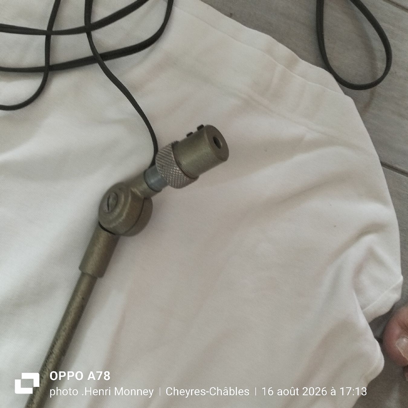 SBB/CFF/FFS Lampen: Lampe vintage ex CFF – Gebraucht aus Cheyres von Capitain 6