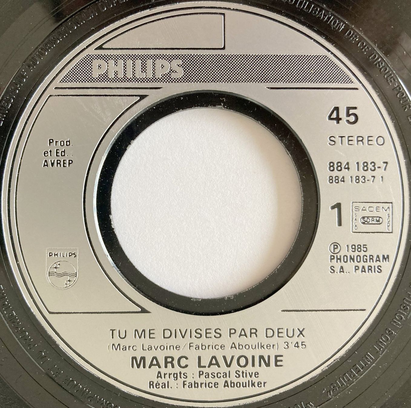 Dischi in vinile: MARC LAVOINE - TU ME DIVISES PAR DEUX – Usato da Bottens venduto da hotter-than-hell 2