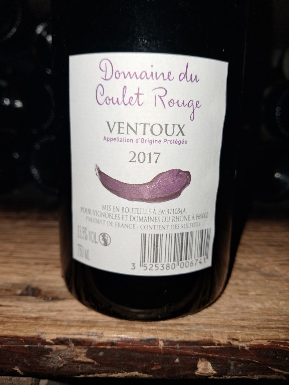 Vins: Domaine du Coulet Rouge Ventoux 2017 – Neuf avec emballage d'origine à Le locle par juliensaran 3
