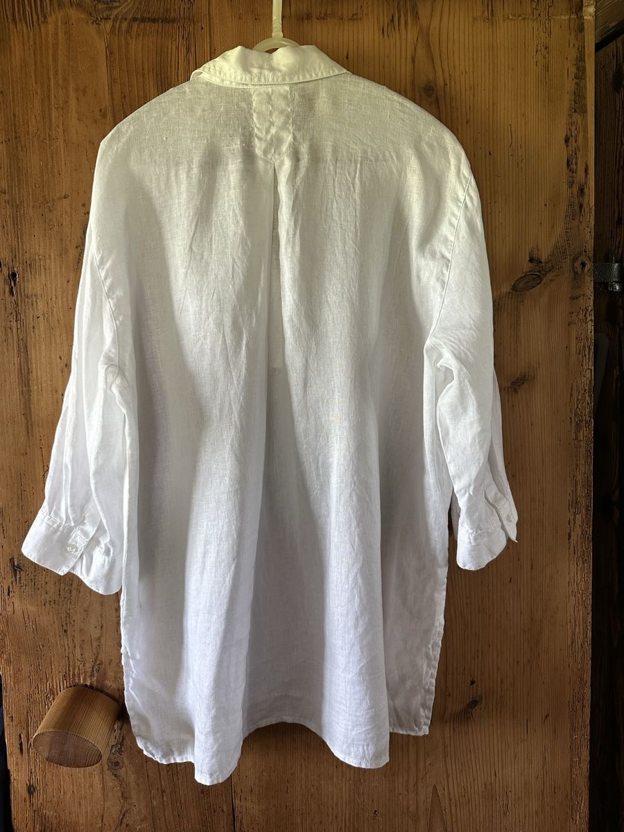 Camicette: Leinenhemd Opus Weiss Gr.44 100% Leinen – Usato da Riken AG venduto da est_vqd6 1
