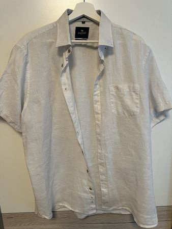 Chemise homme Paul Kehl Zurich lin blanc Taille XL ☀️