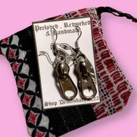 “Zipper” earrings
