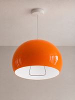 Lampenschirm Orange - Vintage /  Space Age / Mid-century